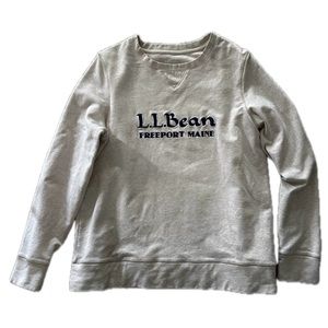 L.L. Bean Freeport Maine embroidered sweater